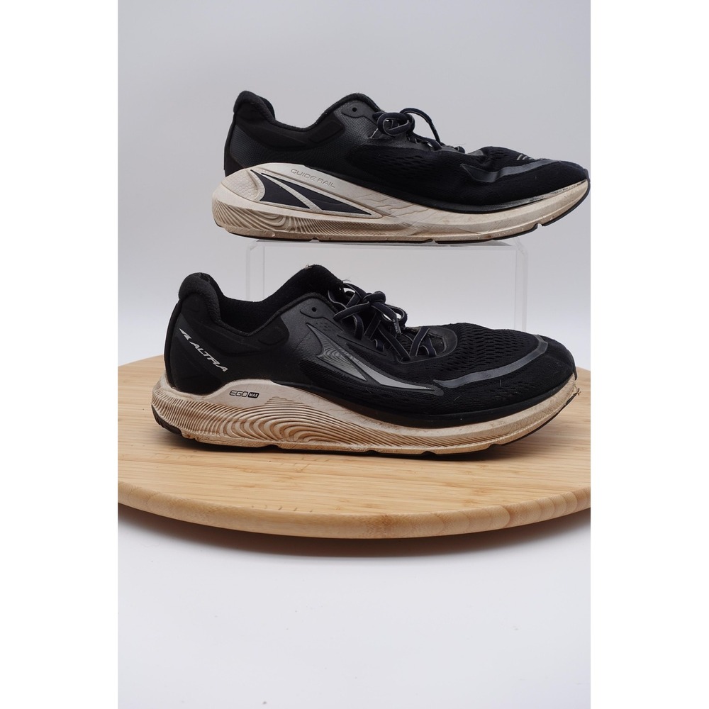 Altra Paradigm Mens Size 10.5 Black Mesh Running Sneakers Cushioned EGO MAX